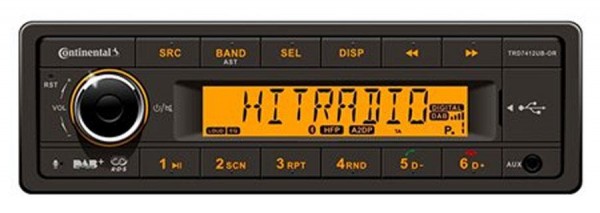 12V Radio Conti TRD7412UB-OR DAB+