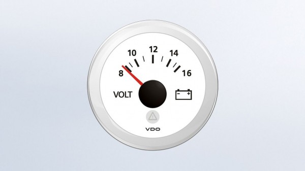 VDO Voltmeter 12V 52Ø 8-16V